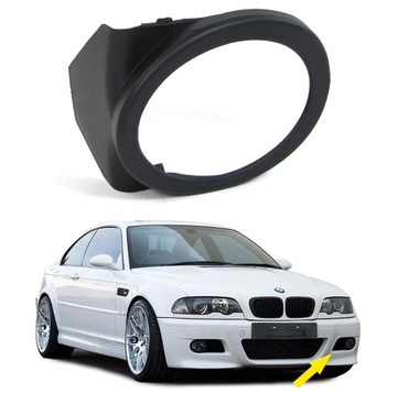 RAMKA KRATKA HALOGENU BMW E46 M PAKIET M3 LEWA