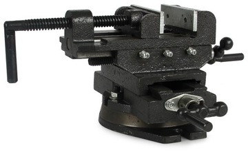 ДВУХОСНЫЕ КРЕСТОВЫЕ МАШИННЫЕ ТИСКИ 100 ММ ЧУГУННЫЕ СТРОИТЕЛЬНЫЕ ТИСКИ