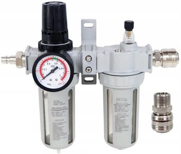 ODWADNIACZ FILTR POWIETRZA REDUKTOR NAOLEJACZ DO SPRĘŻARKI KOMPRESORA 1/2