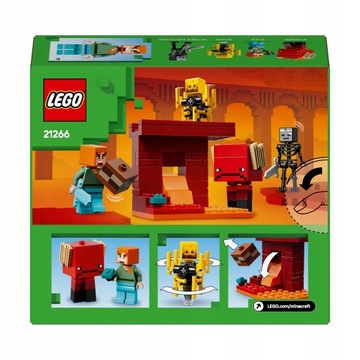 Lego Minecraft Battle на мосту Netheru 21266