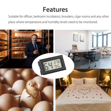 ГИГРОМЕТР ЖК-ТЕРМОМЕТР ИЗМЕРИТЕЛЬ ВЛАЖНОСТИ С КАБЕЛЕМ С ЗОНДОМ ПЛЮС БАТАРЕИ