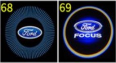 Ford 2in1 бесплатный светодиодный проектор логотипа для фокусировки Festy Car Fiestor S-Max Puma