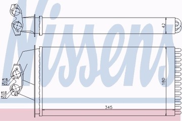 NISSENS 72036 NÁHRADA TEPLÁ TOPENÍ INTERIÉR