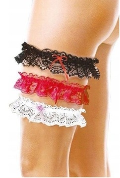 Podwiązki - 3 kolory Soft Line Czarny S/L