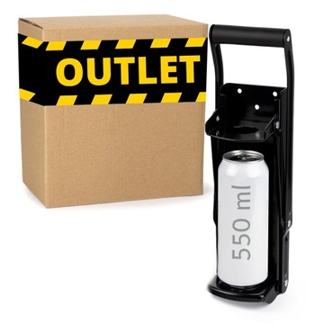 Zgniatacz puszek MAX z otwieraczem Outlet