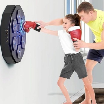 ELEKTRONICZNA MASZYNA BOKSERSKA Z MUZYKĄ I LED DO DOMOWYCH ĆWICZEŃ BLUETOOTH