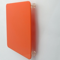 Номер дома, дверь, 17 см, шлифованный алюминий