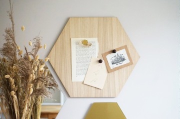Розовый шестиугольник MAGNETIC PLATE 42x48 Naked
