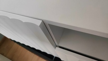 WAVE 200 2D2S Тумба под телевизор, черный матовый, ножки черные