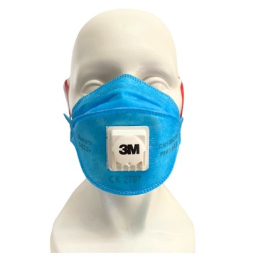 МАСКА 3M 9432+ ПОЛУМАСКА AURA АНТИПЫЛЕВАЯ FFP3 № D.