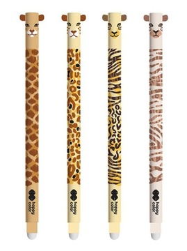 DŁUGOPIS WYMAZYWALNY SAFARI 0,5 MM HAPPY COLOR MIX 12SZT.