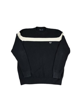 SWETER FRED PERRY MĘSKI BLUZA ELEGANCKI CASUAL r. XL