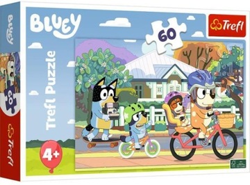 Puzzle 60 elementów Wesoły Bluey