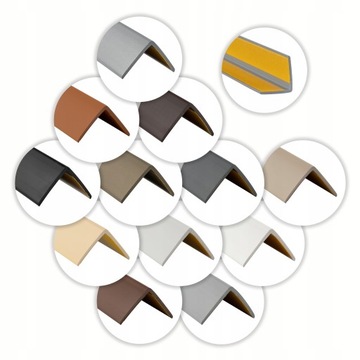 УГОЛ ПВХ 30x30 200 см КОРИЧНЕВАЯ Угловая полоса Самоклеящаяся угловая полоса