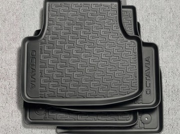 Dywaniki gumowe OCTAVIA III 5E1061550 przód+tył
