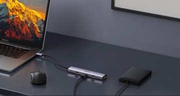 АДАПТЕР-концентратор UGREEN РАЗДЕЛИТЕЛЬ USB-C TYPE C 4x USB 3.2 ОЧЕНЬ БЫСТРЫЙ