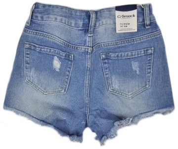 Krótkie spodenki damskie szorty jeansowe 1672 S