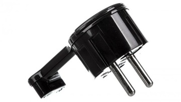 Wtyczka kątowa ULTRA PŁASKA 16A 2P+Z 250V z
