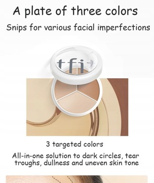 3g TFIT 3-color Concealer Palette Professional
