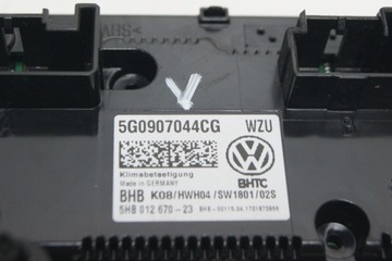 GD VW GOLF 7 VII PANEL KLIMATIZACE 5G0907044CG
