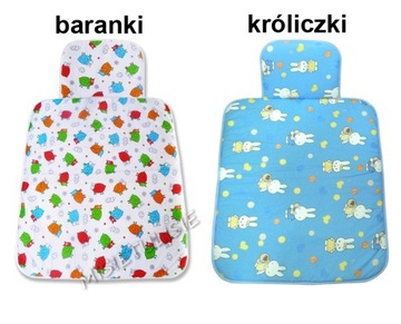 2cz POŚCIEL DO WÓZKA / KOŁYSKI z wypełnieniem