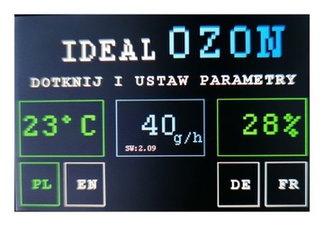 КВАРЦЕВЫЙ озонатор регулируемый в диапазоне 4-40г PL
