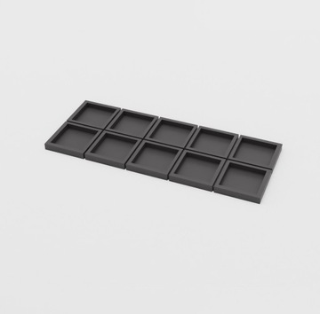 Tray 2x5 - Adapter - ToW - Minifaktura - Infantry - 20x20mm to 25x25mm