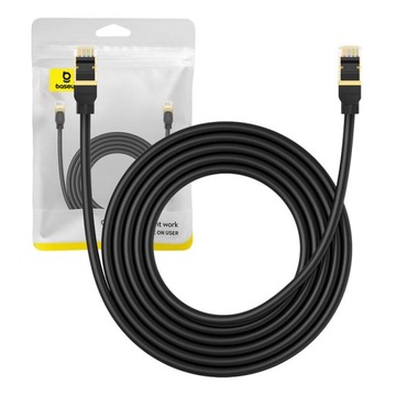 BASEUS KABEL INTERNETOWY PRZEWÓD SIECIOWY CAT 8 ETHERNET LAN RJ45 40GB/S 3M