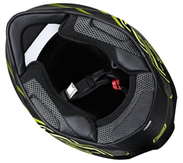 Шлем ORIGINE DINAMO KIDS FIGHTER матовый флуо-желтый черный YS