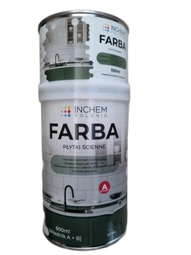 Farba do płytek renowacyjna 800ml ANTRACYT SATYNA