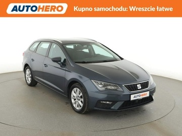 Seat Leon III ST Facelifting 1.6 TDI 115KM 2019 Seat Leon DSG full LED klimatyzacja nawigacja, zdjęcie 9