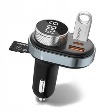 Аудио Bluetooth для автомобиля через прикуриватель + зарядка через USB от автомобиля