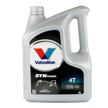 Синтетическое масло Valvoline Synpower 10W40 4T 4L + фильтр HifloFiltro HF