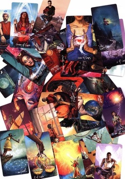 Карты ТАРО Светловидца 78.Бирюзовый.