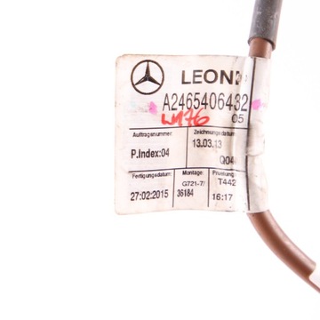 Mercedes W176 W246 Кабель Минусовая клемма аккумулятора A2465406432