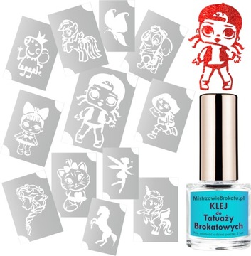 СВЕТЛО-ГОЛУБЫЕ БЛЕСКИ ТАТУ 3 МЛ