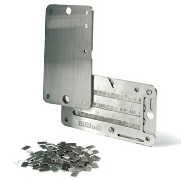 Billfodl Seed Phrase Holder, stalowy nośnik danych do portfela kryptowalut