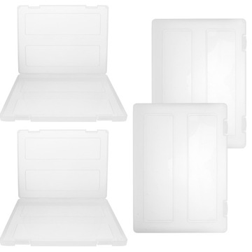 4 przezroczyste pudełko do przechowywania papieru A4