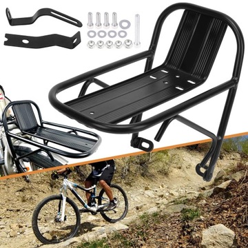 PRZEDNI BAGAŻNIK NA ROWER GÓRSKI ZE STOPU ALUMINIUM, BAGAŻNIK ROWEROWY