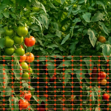 Предупреждающая сетка для строительного забора UISEBRT 1x30 м оранжевого цвета