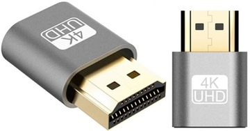 Adapter HDMI VGA 4K DUMMY PLUG emulator monitora kart graficznych
