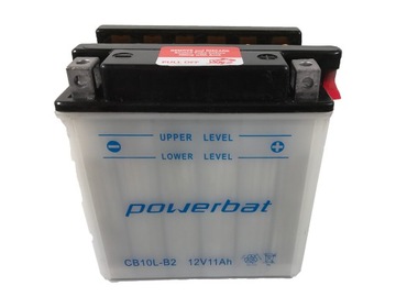 Akumulator motocyklowy 12V 11Ah CB10L-B2 MOTOPOWER