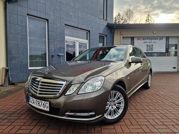Mercedes Klasa E W212 Limuzyna 250 CGI BlueEFFICIENCY 204KM 2010 Mercedes E 250 CGI Elegance Automat Navi Skóry