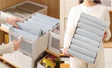 Органайзер для одежды, брюк, полотенец, для ящиков гардероба, большого хлопкового белья