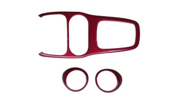 ZESTAW OZDOB. NAKŁ. WEWN.(RED METALLIC)