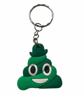 POOP EMOJI KUPA St.Patrick BRELOK BRELOCZEK