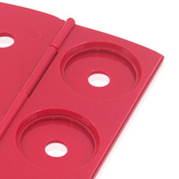 Nowość ołówek przez penetrację pieniędzy monetami Cosplay sztuczki czerwony 11,1x4cm