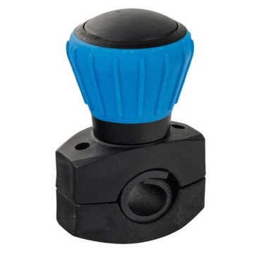 Gałka na kierownicę łożyskowana NIEBIESKA fi 52mm