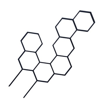 PODPÓRKA DRABINKA PERGOLA ROŚLIN - CZARNA XL 44cm