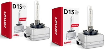 2x ŻARNIKI D1S XENON 6000K PREMIUM AMIO